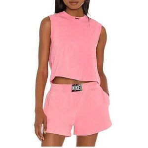 Nike NSW Worn In Stand Out Muscle Tank Tee in Faded Pink Women’s Medium